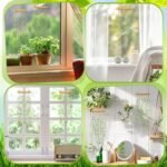 2PCS Crystal Suncatchers Window Hanging Boho Rainbow Prism Wind Chime Garden Decor - Image 4