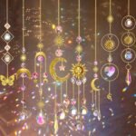 8PCS Colorful Crystal Suncatchers Rainbow Prism Window Hanging Ornaments with Chain Hook