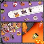 40PCS Halloween Enamel Charms Pumpkin Bat Witch Skeleton Jewelry Making Pendants - Image 4