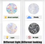 26PCS Rainbow Cloud Star Window Clings Bird Strike Prevention Reusable Glass Suncatcher Decals - Image 4