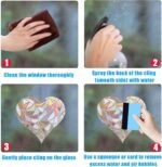 26PCS Rainbow Cloud Star Window Clings Bird Strike Prevention Reusable Glass Suncatcher Decals - Image 5