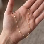 Pearl Cross Pendant Necklace | Gold Layered Religious Jewelry | Catholic Gift for Her | Bridal Necklace | Bridesmaid Gift - Image 6