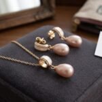 Freshwater Pearl Jewelry Set | Pearl Bridal Jewelry Set | Pearl Necklace Earrings Set, | Bridal Wedding Jewelry | Elegant Pearl Wedding Set - Image 9