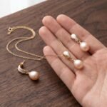 Freshwater Pearl Jewelry Set | Pearl Bridal Jewelry Set | Pearl Necklace Earrings Set, | Bridal Wedding Jewelry | Elegant Pearl Wedding Set