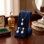 Freshwater Pearl Jewelry Set | Pearl Necklace & Earrings Set | Bridal Wedding Jewelry | Gold Pearl Gift for Her | Bridesmaid Jewelry - Image 8
