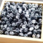 265PCS Black Crackle Crystal Glass Beads 6mm Round Spacer Beads Jewelry Making DIY Crafts - Image 2