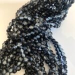265PCS Black Crackle Crystal Glass Beads 6mm Round Spacer Beads Jewelry Making DIY Crafts - Image 4