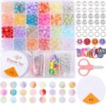 Multicolor Pearl Beads Assortment for Jewelry Making Crafts (4mm-10mm) - Image 2