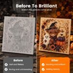 Halloween Ghost Pearl Art DIY Kit: Bead Wall Display Craft Set - Image 5