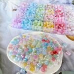 1000PCS Acrylic Star Heart Beads Pastel Rainbow Kawaii Beads for Jewelry Making DIY Crafts - Image 3