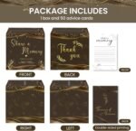 Memory Cards with Box | 50 Guest Message Cards | Memory Keepsake Box | Wedding Graduation Retirement Party Guest Book - Image 3