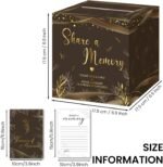 Memory Cards with Box | 50 Guest Message Cards | Memory Keepsake Box | Wedding Graduation Retirement Party Guest Book - Image 2