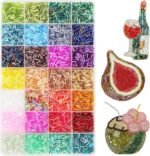 Glass Bugle Seed Beads Kit: 28 Colors, 7MM Tube Beads for Jewelry Making Crafts - Image 2