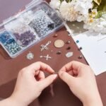 1064PCS Cross Beads Jewelry Making Kit Rosary Necklace Bracelet DIY Communion Easter Craft Supplies