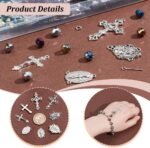 1064PCS Cross Beads Jewelry Making Kit Rosary Necklace Bracelet DIY Communion Easter Craft Supplies - Image 4