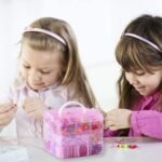 Friendship Bracelet Making Kit 4900PCS Beads 44 Color Embroidery Floss Jewelry Craft Organizer Pink - Image 4