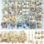 Ocean Charm Bracelet Making Kit: Shell, Turtle, Starfish Beads for DIY Crafts - Image 2