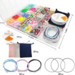 3000PCS Girls Bracelet Making Kit Unicorn Mermaid Jewelry Craft Birthday Gift Set - Image 2