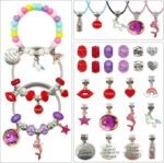 3000PCS Girls Bracelet Making Kit Unicorn Mermaid Jewelry Craft Birthday Gift Set - Image 5
