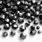 1550PCS Black Bicone Crystal Glass Beads 3mm 4mm 6mm 8mm Jewelry Making DIY Kit - Image 3