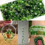 1000PCS Green Crystal Glass Beads 4mm 10mm Assorted Jewelry Making DIY Craft Kit - Image 5