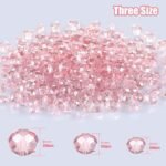 600PCS Pink AB Crystal Glass Rondelle Beads 4mm 6mm 8mm Jewelry Making DIY Kit - Image 3