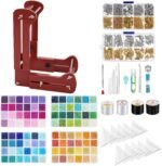 Adjustable Beading Loom Kit: Bracelet Jewelry Making Starter Set with Beads, Tools - Image 5