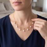 Bridal Pearl Choker Necklace | Freshwater Pearl Wedding Jewelry | Gold Pearl Necklace | Elegant Statement Necklace | Gift For Her - Image 7