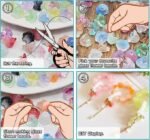 300PCS Colorful Glass Flower Beads Trumpet Bell Crystal Beads Jewelry Making DIY Kit - Image 4