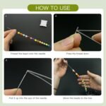 Bracelet Bead Design Board with Clear Cover Jewelry Making Beading Tray Organizer - Image 3