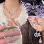 32PCS Gothic Heart Charms Crystal Glass Pendant Set Rhinestone Jewelry Making DIY Kit - Image 4