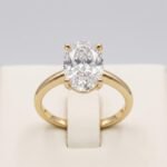 Oval Cut White Moissanite Daimond Ring | 925 Sterling Silver Zircon Engagement Ring | Romantic Wedding Band | Promise Promise Ring for Women - Image 7