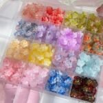 50PCS Colorful Flower Charms Acrylic Glass Floral Spacer Beads for Jewelry Making DIY - Image 4