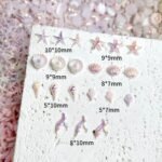 3D Ocean Nail Charms: Starfish, Shells, Sea Life – Summer Nail Art Supplies - Image 3
