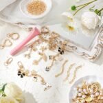 Lip Gloss Keychain Making Kit: DIY Charm Jewelry Supplies with Chains, Tools