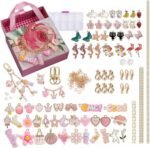 190PCS Lip Gloss Charm Kit: DIY Keychain, Bag Charm, Jewelry Craft Supplies - Image 2