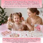 190PCS Lip Gloss Charm Kit: DIY Keychain, Bag Charm, Jewelry Craft Supplies - Image 5