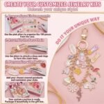 190PCS Lip Gloss Charm Kit: DIY Keychain, Bag Charm, Jewelry Craft Supplies - Image 4