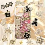 Gold Junk Charms Kit: Luxury Rhinestone DIY Phone Case Decor, Y2K Punk Craft Supplies - Image 5