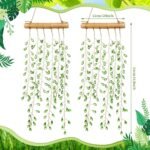 2PCS Crystal Suncatchers Window Hanging Boho Rainbow Prism Wind Chime Garden Decor - Image 3