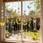 8PCS Colorful Crystal Suncatchers Rainbow Prism Window Hanging Ornaments with Chain Hook - Image 4