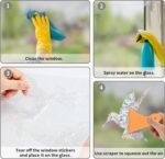 36PCS Bird Strike Window Decals Butterfly Feather Leaf Suncatcher Clings for Glass Windows - Image 5