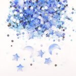 Blue Star Moon Beads Kit: Glass Seed, Acrylic Pearl Spacer Jewelry Making Supplies - Image 2