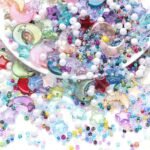 Celestial Star Moon Beads Kit: Crystal, Seed, Pearl, Spacer for Jewelry Making Crafts - Image 2