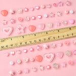 Pink Acrylic Beads Bracelet Making Kit: Flower, Heart, Star Charms DIY Craft Set - Image 4