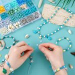 Ocean Beads Bracelet Making Kit: Sea Shell, Starfish, Turtle Charms for DIY Jewelry
