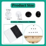 Glass Seed Beads White Black 2MM Round Spacer Beads for Jewelry Making Crafts - Image 4
