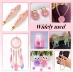 Pink Crystal Glass Beads for Jewelry Making: 6MM 8MM DIY Bracelet Necklace Craft Supplies - Image 4