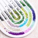 Glass Seed and Bugle Beads Kit: 144 Colors, 2MM 12/0 and 7MM Tube Beads for Jewelry Making Supplies - Image 5