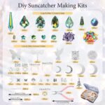 500PCS DIY Suncatcher Kit Crystal Prism Rainbow Maker Hanging Window Decor Craft Supplies Adults - Image 3